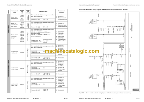 Komatsu PC4000-11 T2 Hydraulic Excavator Shop Manual (08237-xD-GB-2) (SN 08267 08271 08273)