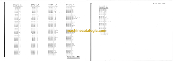 Hitachi E16-2 Power Reach Parts Catalog