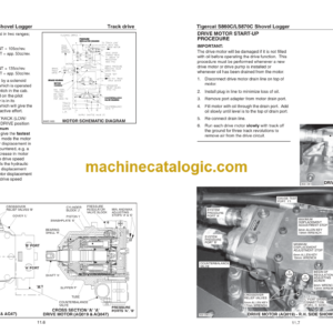 Tigercat S860C Shovel Logger Service Manual (86051501 – 86052499) (26547A)