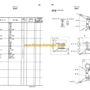 Hitachi Crusher Bucket Parts Catalog