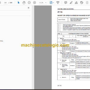 Komatsu PC270LL-7L Galeo Hydraulic Excavator Shop Manual (CEBM014600)