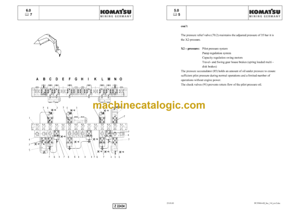 Komatsu PC5500-6 Hydraulic Mining Shovel Shop Manual (SMPC550015023)