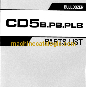 Hitachi CD5B, CD5PB, CD5PLB Bulldozer Parts Catalog