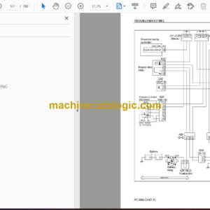 Komatsu PC300LC-7L PC300HD-7L Hydraulic Excavator Shop Manual (CEBM009105)