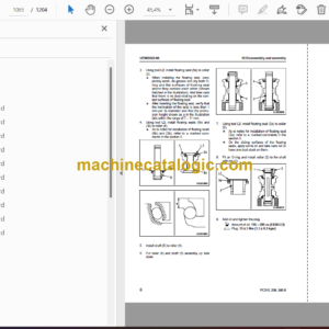 Komatsu PC210-8, PC210LC-8, PC210NLC-8, PC230NHD-8, PC240LC-8, PC240NLC-8 Hydraulic Excavator Shop Manual (UEN00084-07)