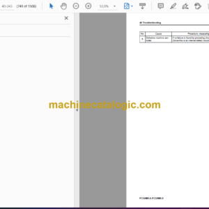 Komatsu PC30MR-5 PC35MR-5 Hydraulic Excavator Shop Manual (SEN06591-11)