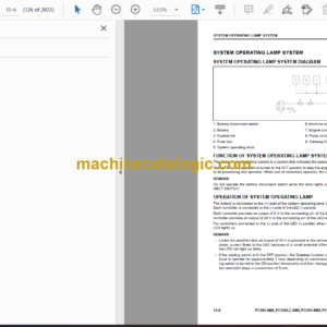 Komatsu PC300-8M2 PC300LC-8M2 PC350-8M2 PC350LC-8M2 Hydraulic Excavator Shop Manual (SEN06931-C2)