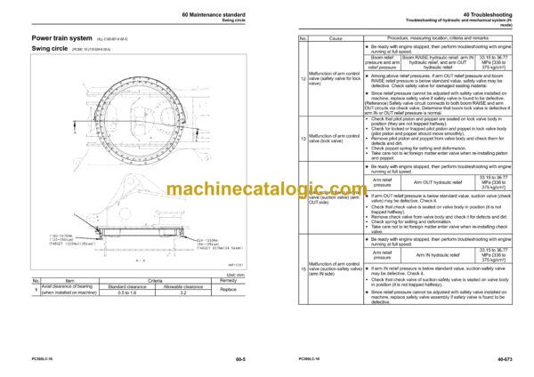 Komatsu PC360LC-10 Hydraulic Excavator Shop Manual (SEN05619-10)