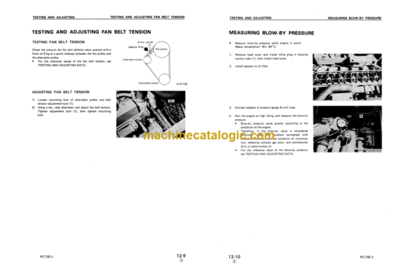 Komatsu PC150-3 PC150LC-3 Hydraulic Excavator Shop Manual (SEBM021K0304)