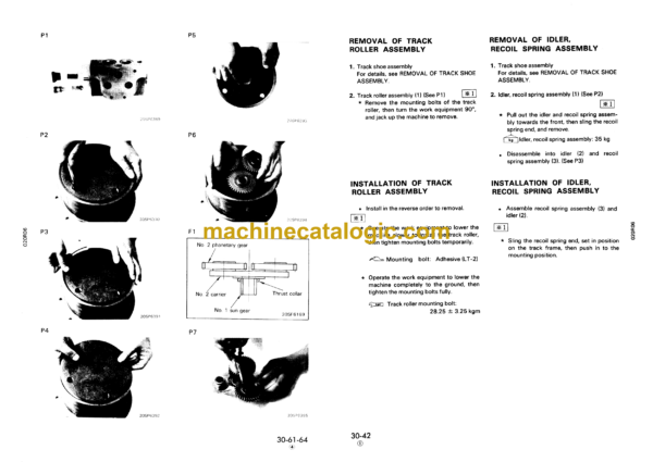 Komatsu PC20-6 PC30-6 PC40-6 Hydraulic Excavator Shop Manual (SEBM020R0604)