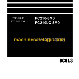 Komatsu PC210-8M0 PC210LC-8M0 Hydraulic Excavator Shop Manual (SEN06109-02)