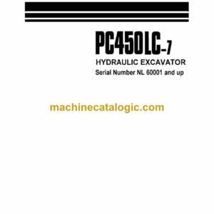 Komatsu PC400 PC400LC-7 PC450 PC450LC-7 Hydraulic Excavator Shop Manual (SEBM033012)