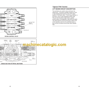 Tigercat T750 Trencher Service Manual (750T0101 – 750T0300) (13054A)