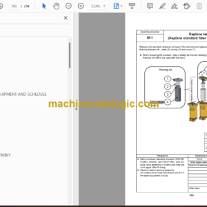 Komatsu PC1250-11 PC1250-11E0 PC1250LC-11 PC1250LC-11E0 PC1250SP-11 PC1250SP-11E0 Hydraulic Excavator Field Assembly Instruction (GEN00203-06)