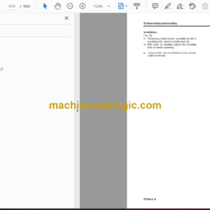 Komatsu PC550LC-8 Hydraulic Excavator Shop Manual (SEN06368-00)