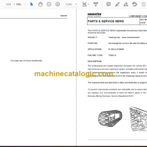 Komatsu PC3000-6 Diesel Hydraulic Excavator Shop Manual (SHOP06208UP) (46151, 06208 and up)