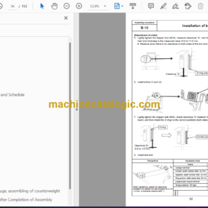 Komatsu PC490LC-11 Hydraulic Excavator Field Assembly Manual (GEN00129-05)