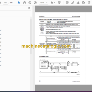 Komatsu PC138S-8 PC138USLC-8 Galeo Hydraulic Excavator Shop Manual (UEN01968-02)