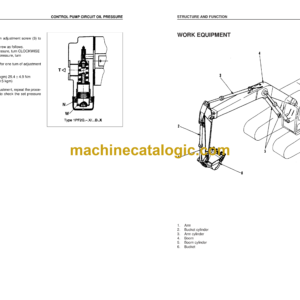 Komatsu PC150-6K PC150LC-6K Hydraulic Excavator Shop Manual (UEBM000701)