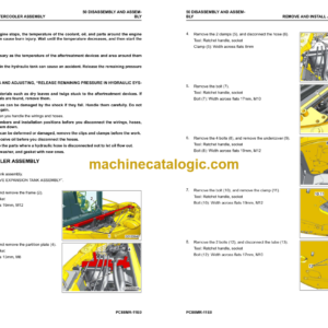 Komatsu PC88MR-11E0 Hydraulic Excavator Shop Manual (WENBM00280)