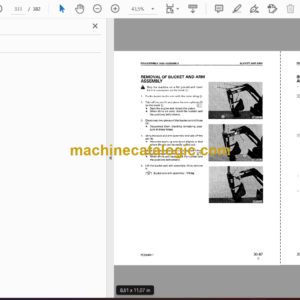 Komatsu PC20MRX-1 Hydraulic Excavator Shop Manual (SEBM016602)