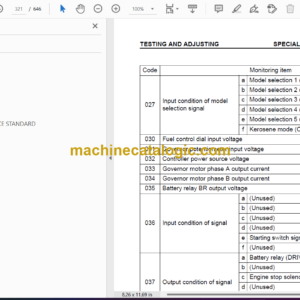 Komatsu PC300 PC300LC-7 PC350 PC350LC-7 Hydraulic Excavator Shop Manual (SEBM025805)