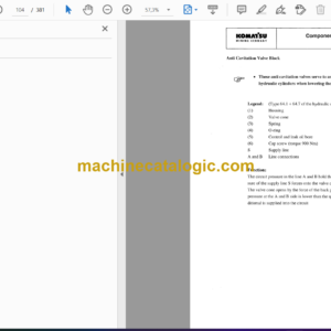 Komatsu PC3000-1 Hydraulic Excavator Shop Manual (SMPC30006182)