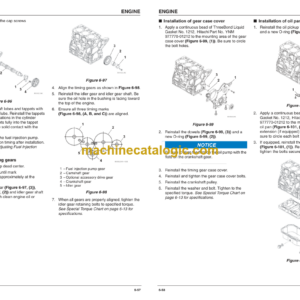 Hitachi 2TNV, 3TNM, 3TNV Series Engine Manual