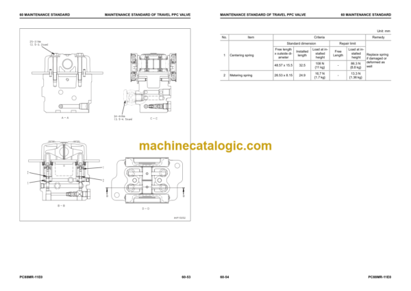 Komatsu PC88MR-11E0 Hydraulic Excavator Shop Manual (WENBM00280)