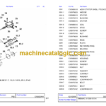 Hitachi EH5000 8DWAC, 8DW, 401RD, 402RD, 403RD Parts Catalog