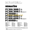 Komatsu PC300 PC300LC-5 Mighty PC300HD-5 PC400 PC400LC-5 Mighty PC400HD-5 Hydraulic Excavator Shop Manual (SEBM02070507)