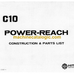 Hitachi C10 Power Reach Parts Catalog