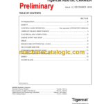 Tigercat AD610C Utility Vehicle Service Manual (6109001 - 6109250) (35612A)