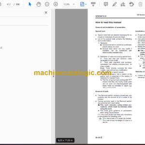 Komatsu PC20MR-3 Hydraulic Excavator Shop Manual (SEN04767-05)