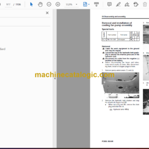 Komatsu PC800-8R PC800LC-8R PC800SE-8R PC850-8R PC850SE-8R Hydraulic Excavator Shop Manual (SEN02316-19)