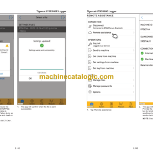 Tigercat 875E, 880E Logger Service Manual (8752001–8753000) (62825AENG)