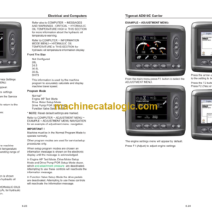 Tigercat AD610C Utility Vehicle Service Manual (6109001 – 6109250) (35612A)