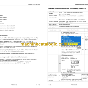 Komatsu PC7000-6 T2 Hydraulic Excavator Shop Manual (35001-xD-GB-4)