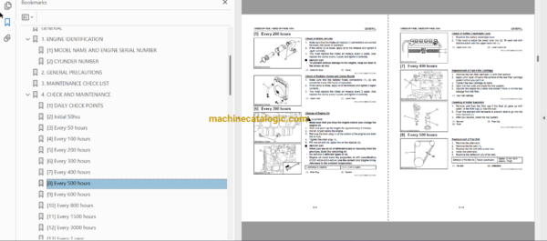 Hitachi V3800-E3B Engine Manual