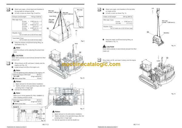 Hitachi EX2600-7 (Cummins FCO) Hydraulic Excavator Assembly Procedure Manual