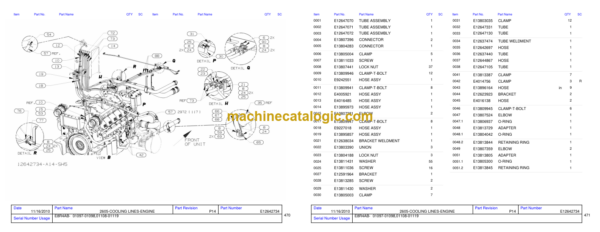 Hitachi EH1100-3 8R4AB All Parts Catalog