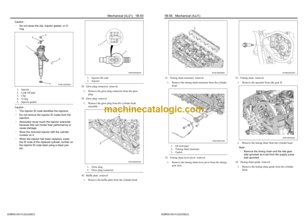 Hitachi 4JJ1 Tier 4 Compatible Engine Manual