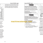Tigercat 875E, 880E Logger Service Manual (8752001–8753000) (62825AENG)
