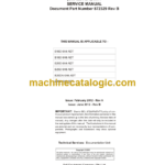 Hitachi BELL ADT (SMALL ADT) MK 7 Articulated Dump Truck Service Manual