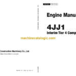 Hitachi 4JJ1 Interim Tier 4 Compatible Engine Manual