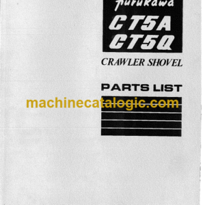 Hitachi CT5A, CT5Q Crawler Shovel Parts Catalog