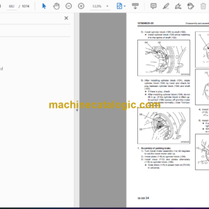 Komatsu PC78US-8 Hydraulic Excavator Shop Manual (SEN04543-17)