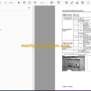 Komatsu PC45MR-3 PC55MR-3 Hydraulic Excavator Shop Manual (SEN04597-13)