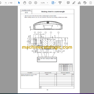 Komatsu PC490LC-10 Hydraulic Excavator Field Assembly Instruction (GEN00109-03)