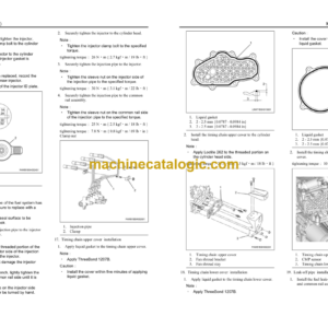 Hitachi 4JJ1 Interim Tier 4 Compatible Engine Manual